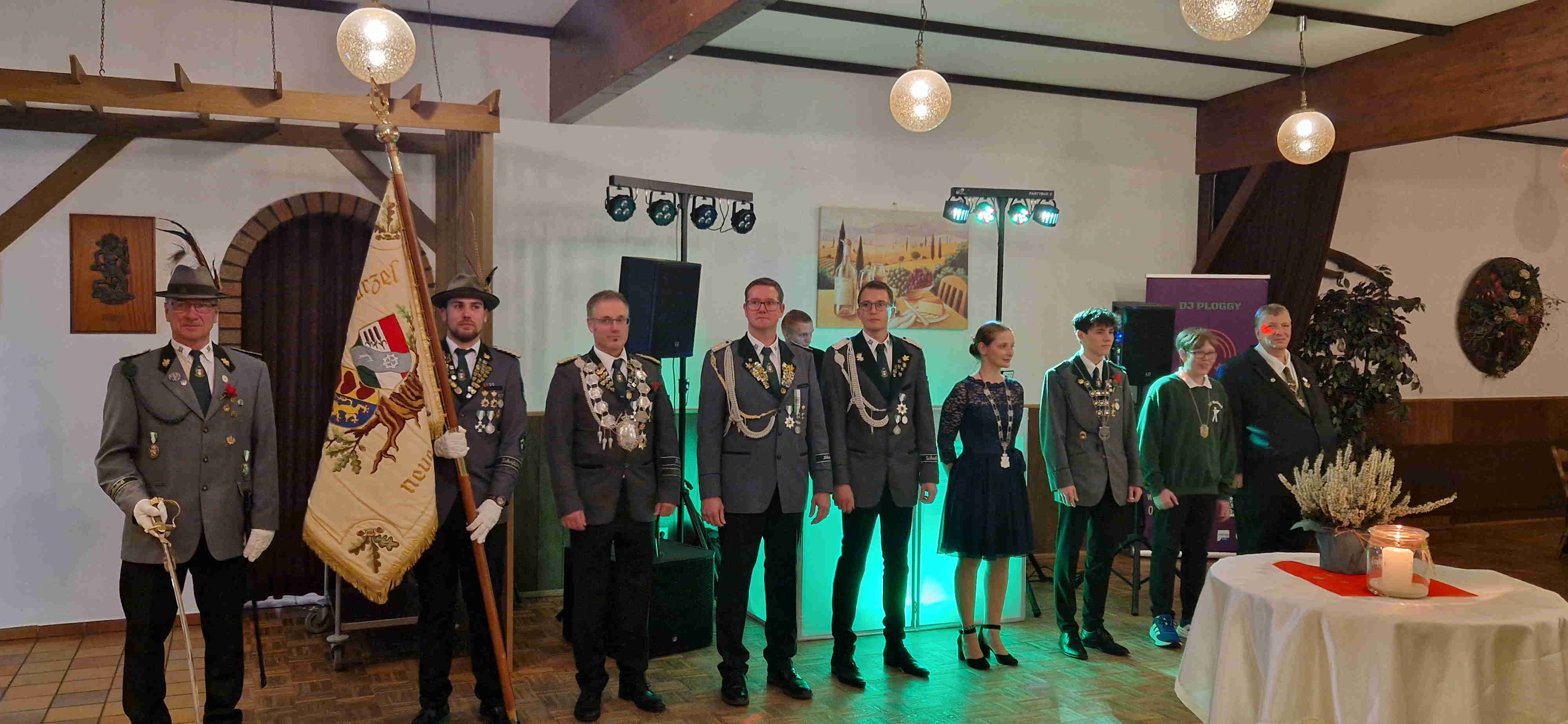 Königsfamilie beim Königsball