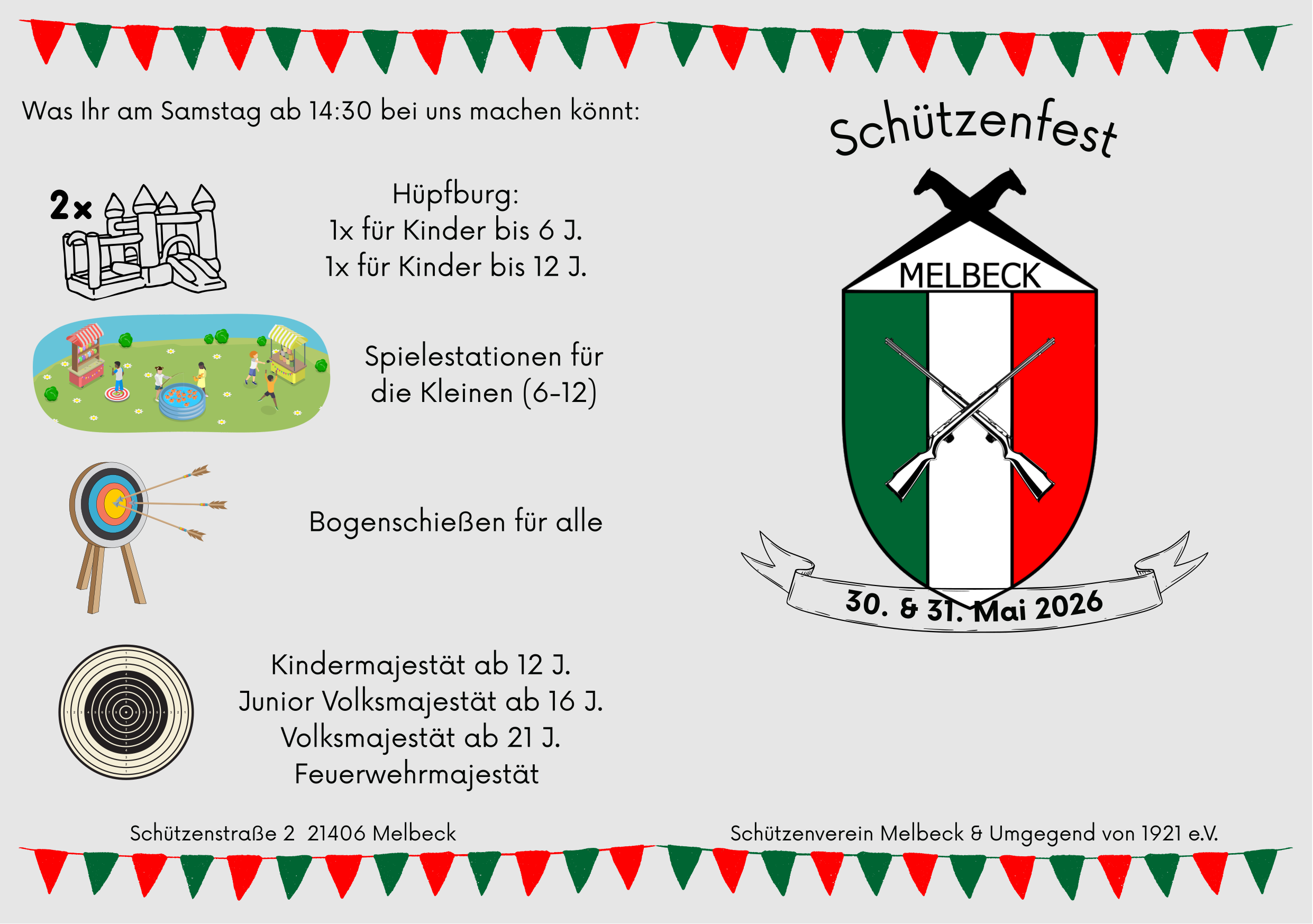 Programm des Schützenfestes 2026
